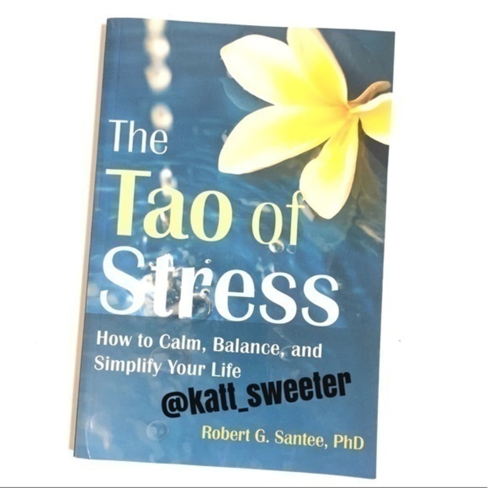 3 For $13! The Tao of Stress by Robert Santee  - Softcover Paperback Book